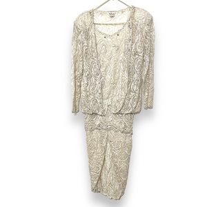 Judith Anne Creations vintage beaded sequin dress